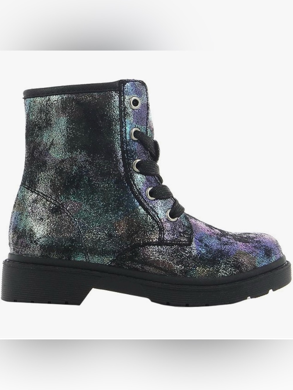 Sprox Metallic Jane Sport Combat Boot